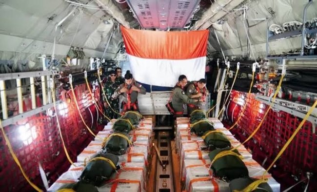 Indonesia Kembali Kirim Bantuan Kemanusiaan ke Gaza, Satgas Garuda Merah Putih II Jalankan Misi Airdrop