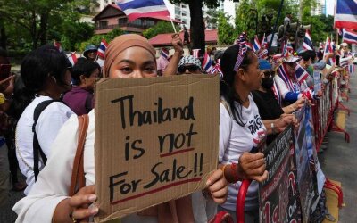 Ratusan Warga Thailand Demo di Kedutaan 'Israel', Protes Turis dan Penguasaan Lahan