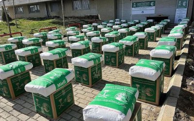 KSrelief distribusikan lebih dari 44 ton bantuan pangan ke seluruh dunia untuk Ramadhan