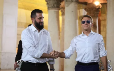 Dua Ledakan Sambut Macron di Damaskus, Namun Pertemuan Bersejarah dengan Ahmad Asy-Syaraa Tak Terhentikan