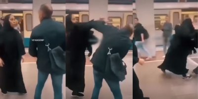 Tak Terima Dilecehkan, Dua Muslimah Pukul Pria Rusia