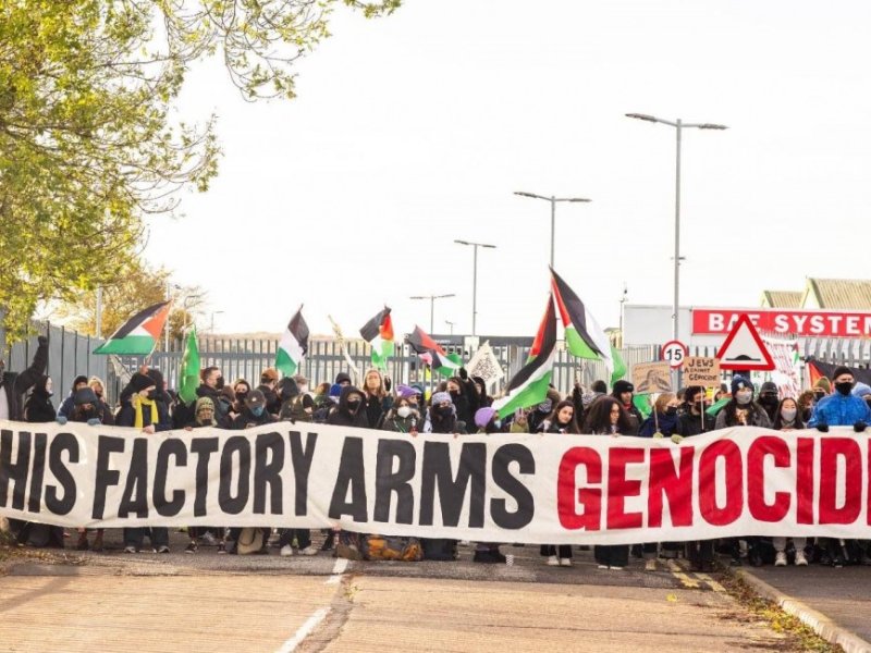 Inggris: Ratusan Anggota Serikat Pekerja Blokade Pabrik Senjata "Israel"