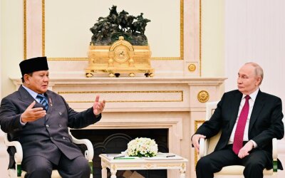 Prabowo Ucapkan Terima Kasih ke Putin atas Dukungan Masuk BRICS