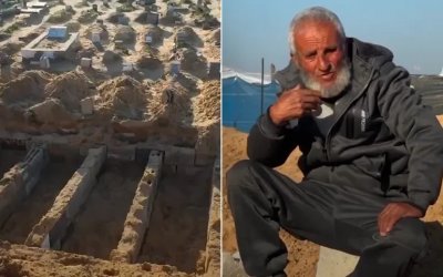 Ketika Batu Nisan Tak Cukup, Kisah Pria yang Menguburkan 18 Ribu Korban Gaza